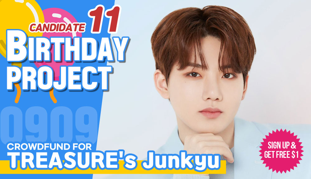 [Candidate 11] #TREASURE's #Junkyu

❤️Crowdfund a Birthday ad for him
▶bit.ly/3jHClEW

Idol with the most crowdfunded SARANG POINTS receives additional $500 POINTS which guarantees subway ads

Most Like+RT get additional $100~300 POINTS!

#트레저 #준규 #ジュンギュ #俊奎