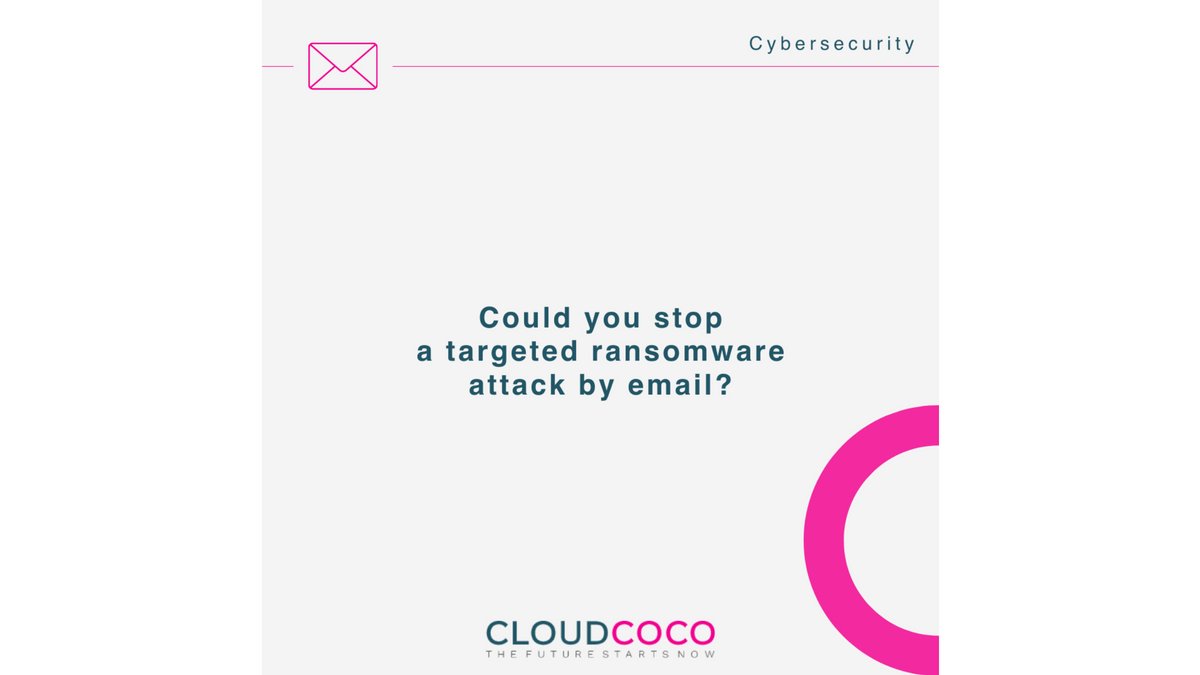 Do you have ways to inspect incoming emails for more than just SPAM and viruses? 

You have to keep your business email protected. We can help. Call 0333 455 9885 | cloudcoco.co.uk/fortinet-cyber…

#cloudcoco #cloudsecurity #cloudsecurityexpert #cybersecurity #cybersecurityexperts