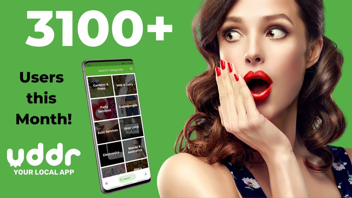 uddrservices's tweet photo. 😱😲🔥 Wow! Over 3000+ Local people finding local services on the uddr app this month.  Have you used the app yet⁉️ #lovelocal #supportlocal #newapp #getquotes #searchlocal #sme https://t.co/5yDdOj1sGa