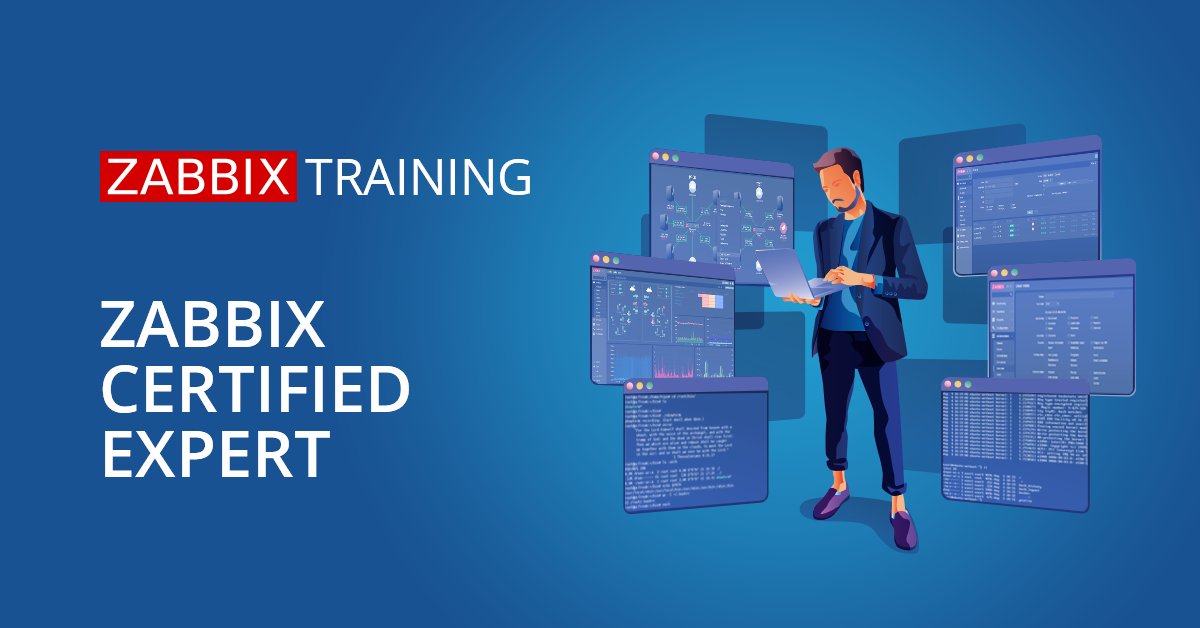 zabbix's tweet photo. The Zabbix Certified Expert (ZCE) course completes the #ZabbixTraining cycle. It provides attendees with the necessary skills and knowledge required to master Zabbix at the highest level. https://t.co/jEUZnHqcPw https://t.co/KrYXq6Acg4
