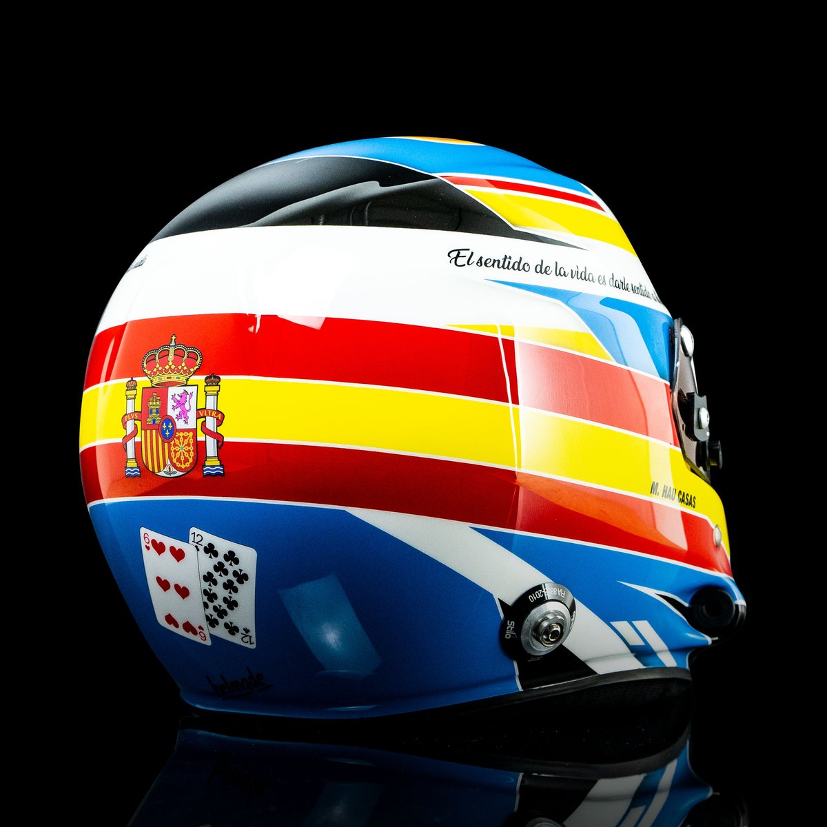 Weekend is calling! 😎 Ready for some track time 🏎 ‼

#helmade #withpassion #ST5F #stilo #helmetdesign #helmdesign #alonso #inspired #helmetpainting #customized #customhelmet #helmetart #bornfrommotorsports