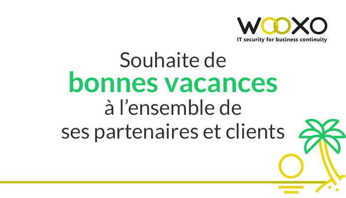 😎 Une pause s'impose au mois d'août et elle n'est pas déméritée. <a href="/Wooxo_/">Wooxo solutions</a> souhaite de très bonnes vacances à ses partenaires et clients !
Nos équipes resteront à pied d'oeuvre à La Ciotat 🌴 pour la continuité d'activité. 
Prenez soin de vous, nous prenons soin de vos données ❤️