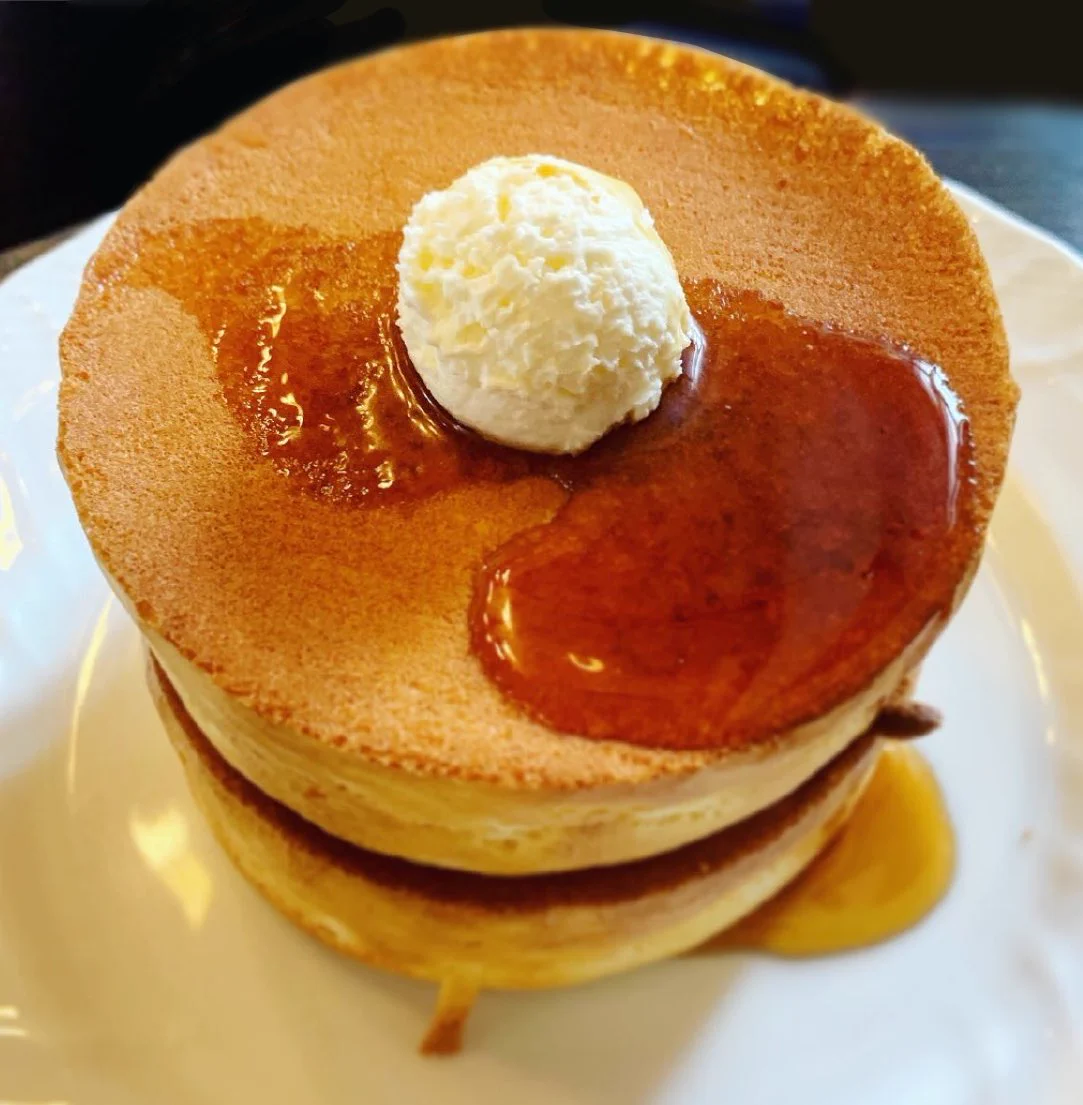 どっちがどっちかわかる？描いたホットケーキと撮ったホットケーキ！