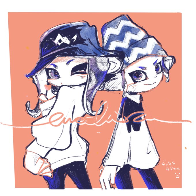 スプラトゥーン2のtwitterイラスト検索結果