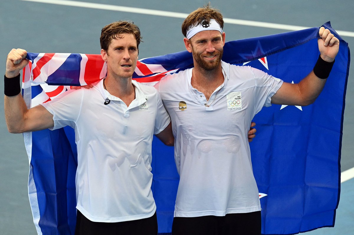 Michael Venus makes history with his doubles partner Marcus Daniell 🥉

The former <a href="/LSUTennis/">LSU Men's Tennis</a> standout captured bronze after defeating Krajicek/Sandgren 7-6(3), 6-2 at the #Olympics, securing New Zealand's first medal in 109 years!

Catch up on the win 👉 bit.ly/3rQ9sIY