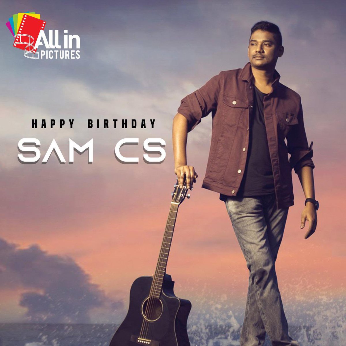 All_In_Pictures's tweet photo. Team @All_In_Pictures Wishes our Music Composer @SamCSmusic a very happy birthday. Wishing you more success 

#HBDSamCS #HappyBirthdaySamCS 

#Borrder #ArunVijayInBorrder #TeamBorder @arunvijayno1 @dirarivazhagan #Vijayaraghavendra #AllInPictures @viwinsr https://t.co/37glH3F6tz