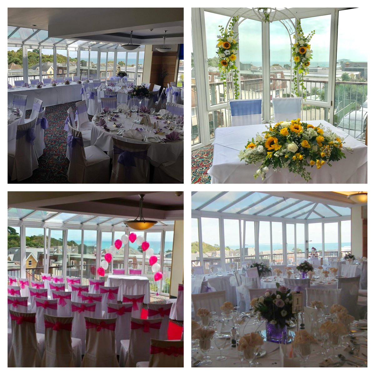 Who wouldn't want to have views like this on their wedding day! 

The conservatory is the larger of our two rooms with beautiful sea views. It is also our most popular ceremony and wedding breakfast room. I wonder why... 😍