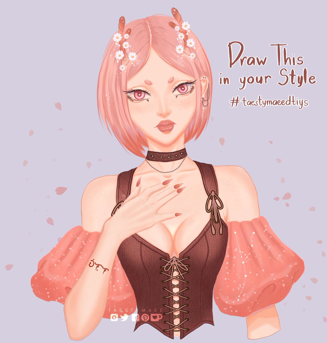 ✨WELCOME TO MY DTIYS ✨
Thank you guys for 1.5k🎉 and as I promised here's a #dtiys to celebrate!!

(More info and rules are on this thread!)

#artph #taestymaeedtiys #taestymaee1k #ArtistOnTwitter #ArtistofSEA #dtiyschallenge