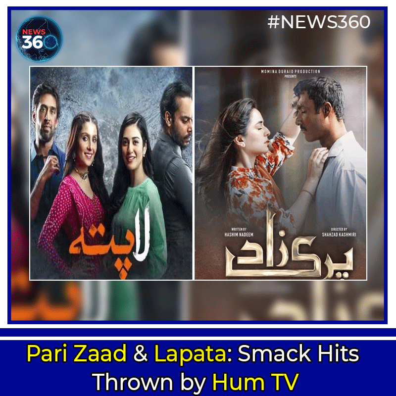 officialnews360's tweet photo. Pari Zaad & Lapata: Smack Hits Thrown by Hum TV
#News360 #entertainment #PariZaad #Lapata #humtv
#DramaSerials @VJURWA #Actress #UshnaShah
@radbrowndads