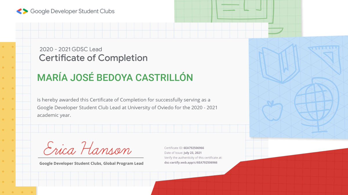 dscepig's tweet image. Agradezco la oportunidad de este gran año, en el que he aprendido y conocido a gente genial. Me retiro como Lead, pero espero anunciar pronto al nuevo Lead(ahora es sorpresa). Muchas gracias por todo 🎉🎉🏆📣@googledevs @googlestudents @DscSpain #DeveloperStudentClubs