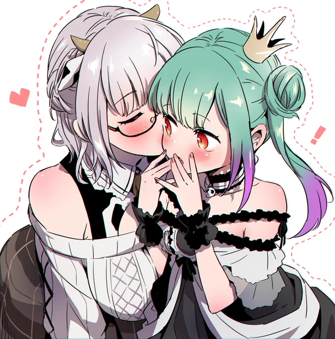 #今月描いた絵を晒そう 
#絵クロマンサー 
ホロライブのみなさん!②
こちらはるしあちゃんまみれ 