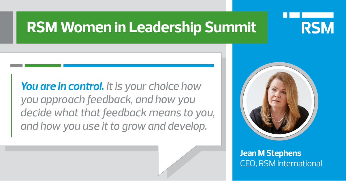 Our Global CEO <a href="/StephensJean/">Jean Stephens</a> spoke on how to approach #mentoring and #feedback out our recent #RSMWomenInLeadershipSummit. Here she was joined by female leaders from <a href="/RSM_Canada/">RSM Canada</a> and <a href="/rsmglobalmx/">RSM México</a> as they shared their experiences and advice. #RSM #ThePowerOfBeingUnderstood