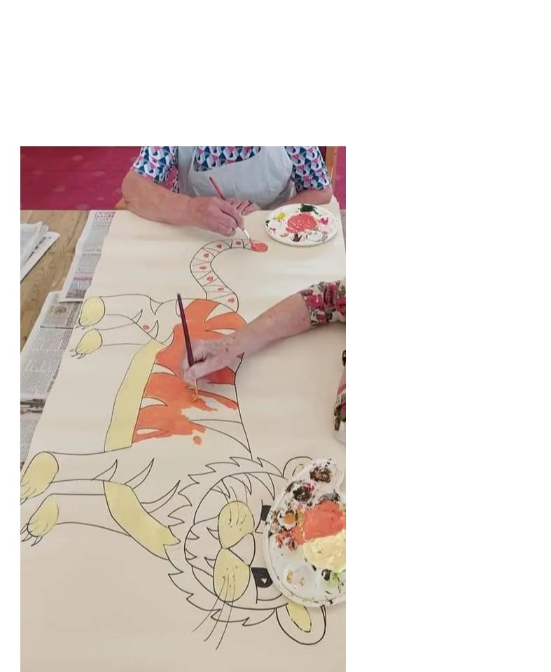 DuffrynFfrwd's tweet photo. So yesturday was spent doing anything Tiger orientated for International Tiger Day. Documentaries, Quizing and crafting our roarsome friends below. https://t.co/fnLICIWPP9