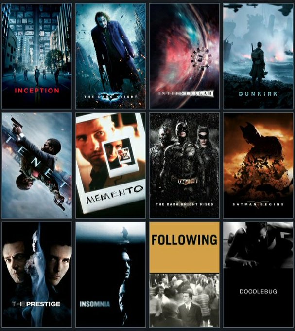 Happy birthday to the great Christopher Nolan! 

Which of his movies is your favourite? 