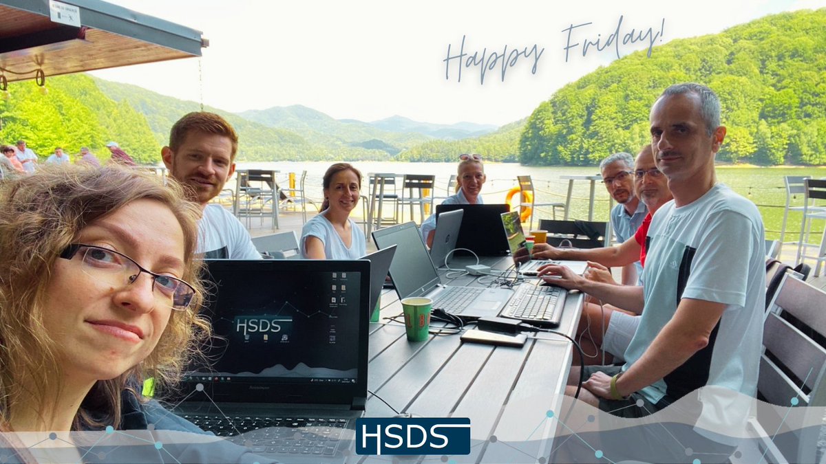 Team #HSDS goes #remote by the lake! 
🚤 #HappyFriday, everyone!

#remotework #softwaredevelopment