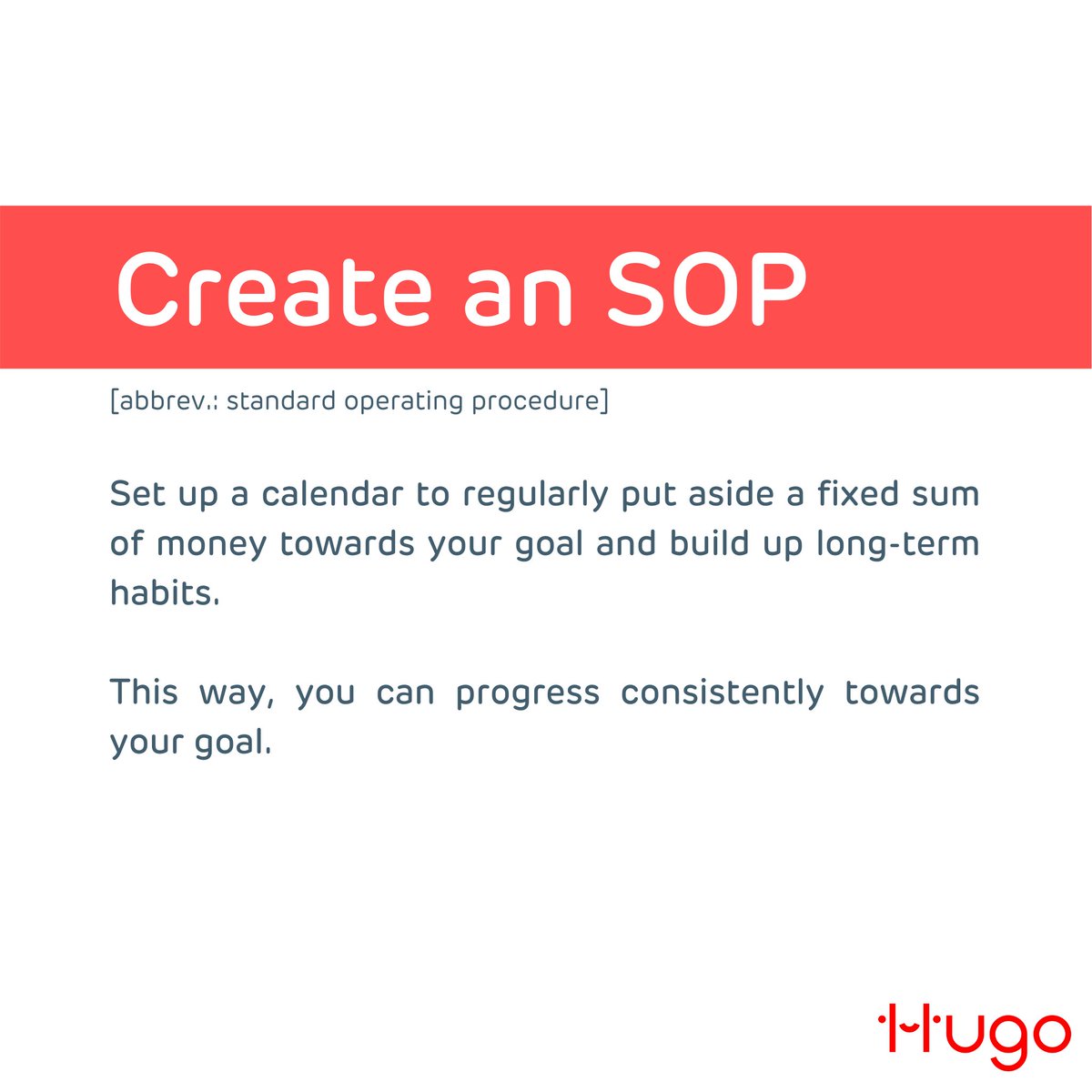 HugosaveSG's tweet photo. 2/2 🏆 Set yourselves up for success! 🏆
Share with us your tips on reaching savings goals in the comments and on our #HugoHeroes community forum https://t.co/7m8GjljFyB!
#HugoSave #Wealthcare #Singapore https://t.co/dy6OnzYxJt
