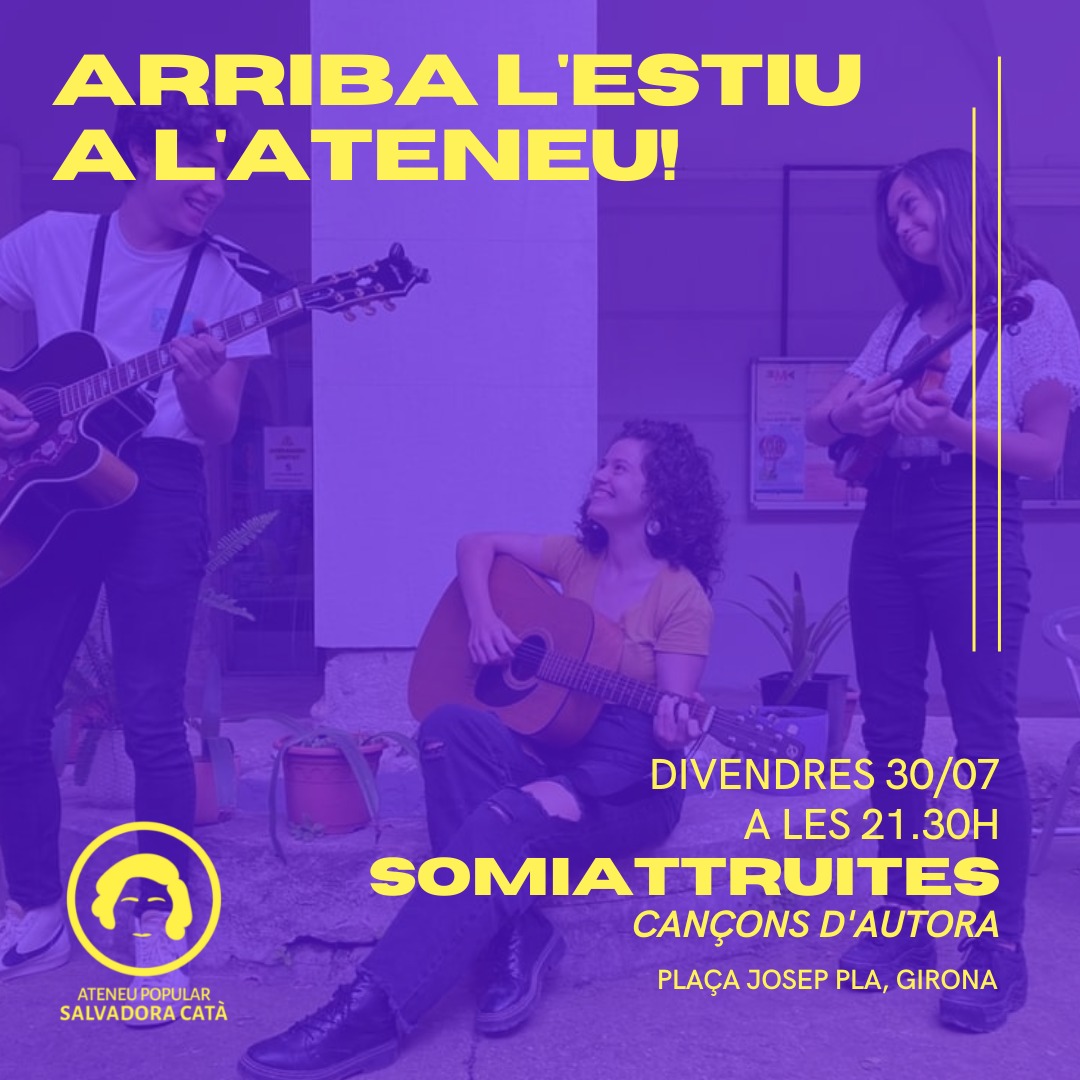 EspaiBarCata's tweet photo. Acabem la temporada.✊🏿
Veniu a gaudir de la darrera nit de #SoparsAlaFresca amb @somiattruites.
Però no patiu que el 10 de setembre tornem. https://t.co/laO8etD1cP
