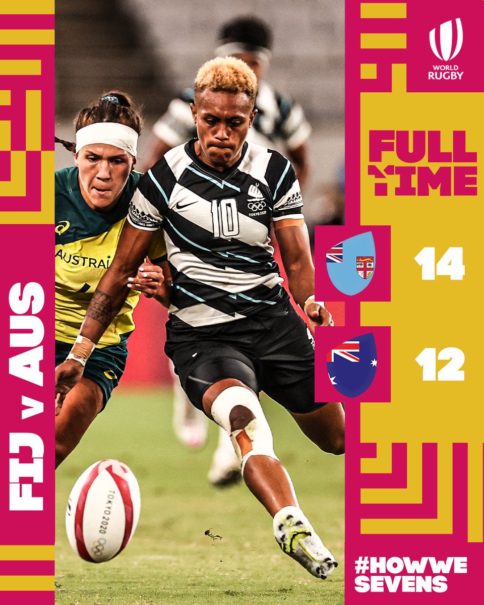WHAT A PERFORMANCE FROM FIJI! 🇫🇯

They've knocked out the 2016 gold medallists and are heading to the semi-finals 🔥

Sevens at #Tokyo2020 keeps on delivering! 🙌

#HowWeSevens | #Rugby