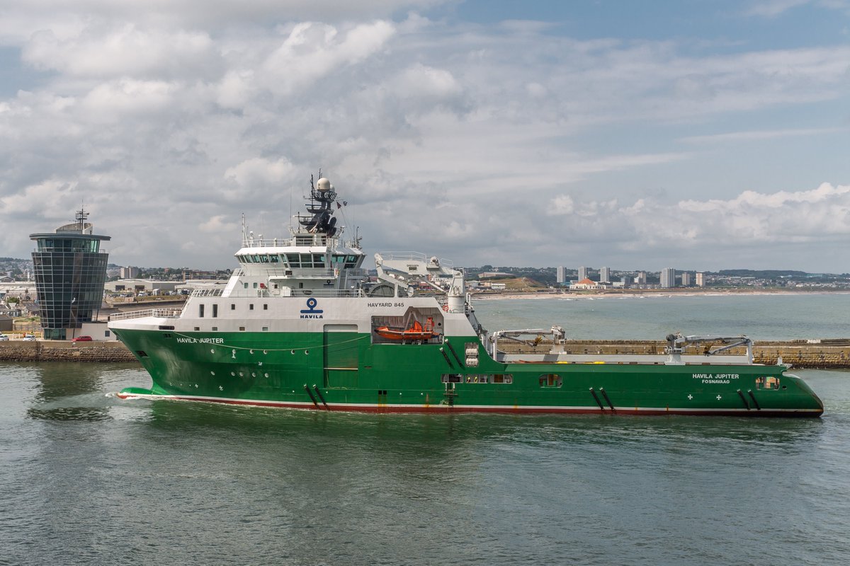 Havila Jupiter arriving in #Aberdeen @HarbourAberdeen  #harbour #Scotland #maritme #marinephotography #shipphotography #Shipping #northseaoil #havilashipping 26/07/2021