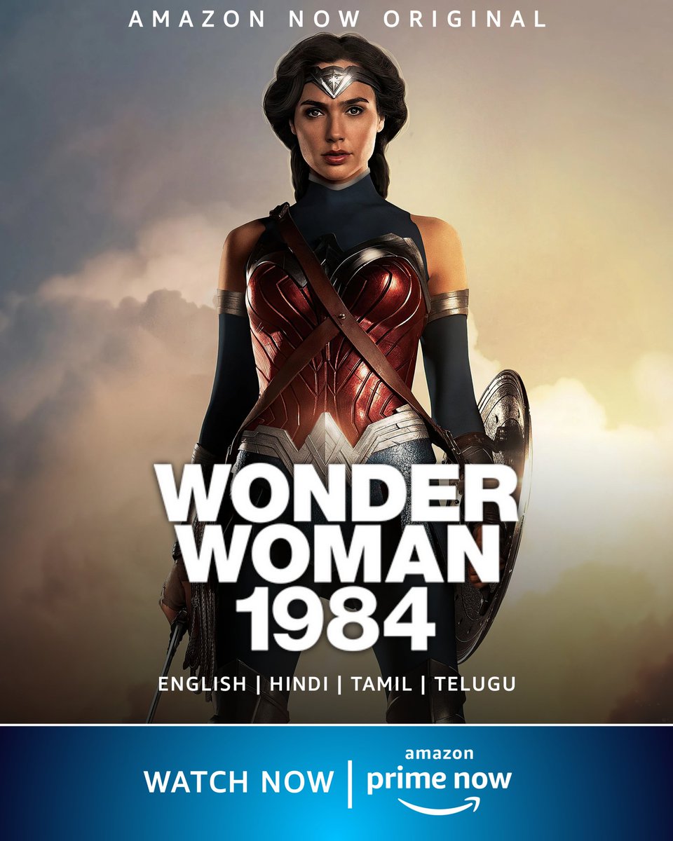 Wonder Woman 1984 - Amazon Now Original
Watch Now - Amazon Prime Now
Language - English, Hindi, Tamil, Telugu
Directed by -Patty Jenkins

@SawanKu36793414

Link :- https://t.co/OhPRJr3KPB https://t.co/wHL1J3rjNk