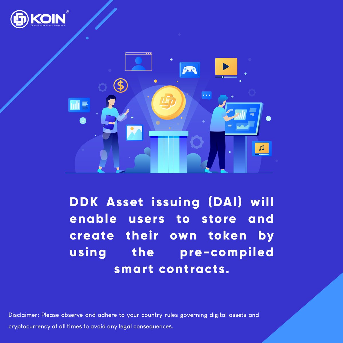 DDKoin_Official's tweet photo. Owning a token can adds benefit to your brand value. This is why DDK Core 2.1 has DAI feature enable user to create own token easier way using pre-compiled smart contract. It simplify the implementation process to build own useful applications without need to start from scratch. https://t.co/NcZIo7xyXP