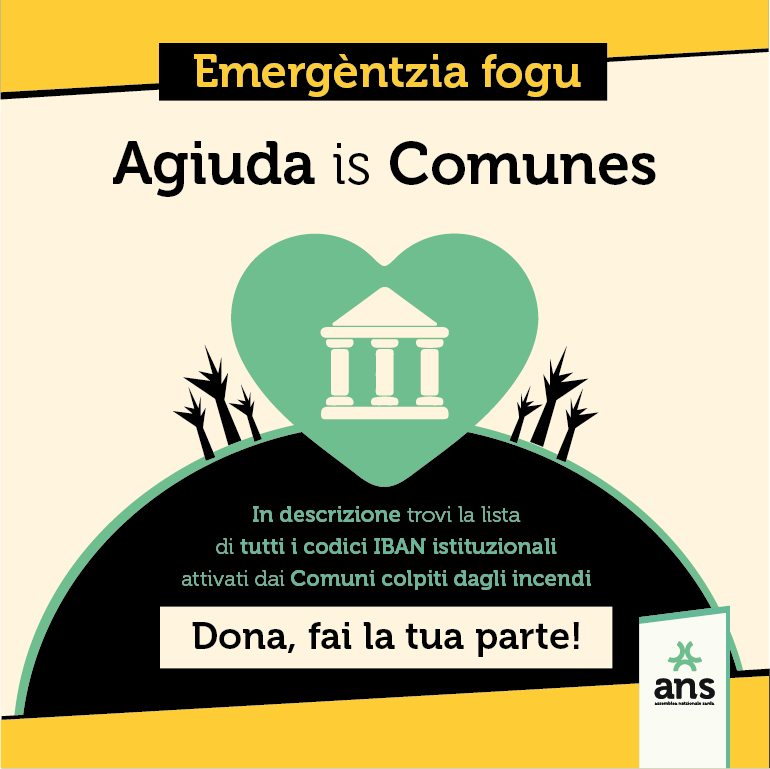 assembleasarda's tweet photo. THREAD:
Ponimus a disponimentu is IBANs pro is collidas de fundos ufitziales abertas dae is #Comunos in #Sardigna corfidos dae su #fogu.

Vi forniamo gli IBAN delle raccolte fondi ufficiali appositamente aperte dai #Comuni in #Sardegna colpiti dagli #incendi.

⬇️⬇️⬇️ https://t.co/2ZZWXtH93Z