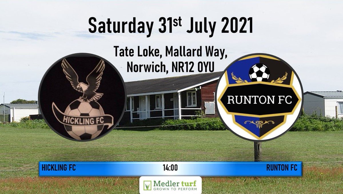 Runton FC (@fcrunton) on Twitter photo Thanks to <a href="/Hickling_FC/">Hickling FC</a> for arranging on such short notice. A decent pre-season test for the lads. #uptheRunton Thanks to <a href="/Hickling_FC/">Hickling FC</a> for arranging on such short notice. A decent pre-season test for the lads. #uptheRunton