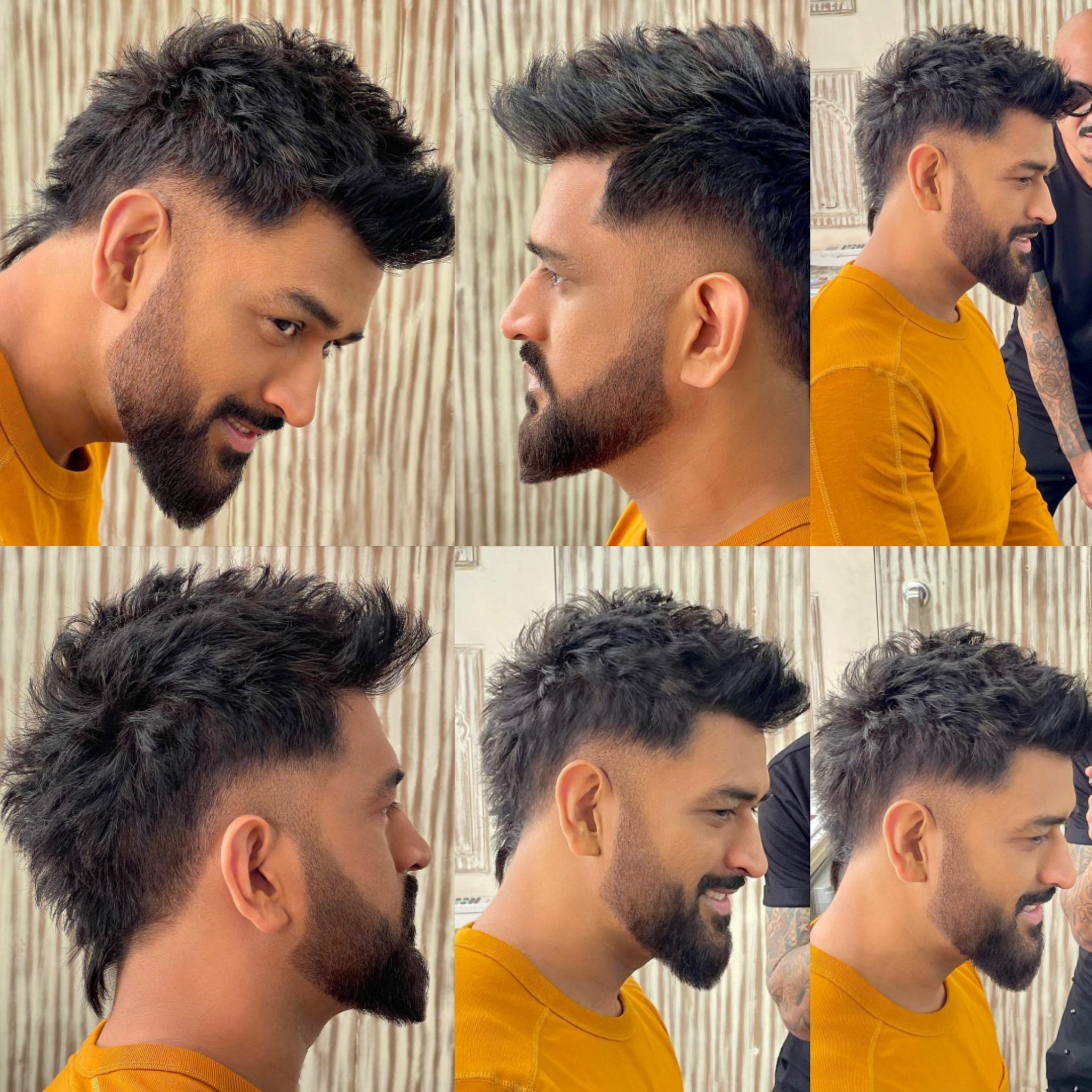 Dhoni New Hairstyle  Mahindra Singh Dhoni New Look With New Haircut  धन  क नय हयरकट फर नए लक म नजर आए एमएस धन इस बर बदल हयरसटइल