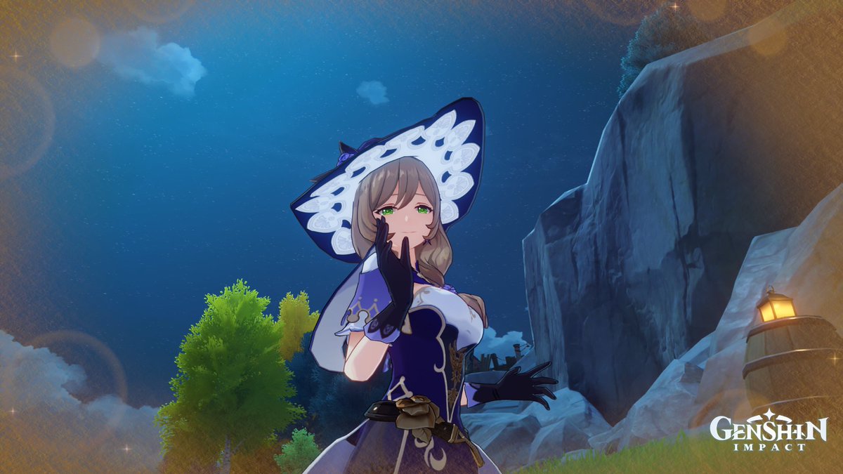LoreeeT97's tweet photo. Ara ara #Genshin  #PS4share https://t.co/L8l0U4KLNv
