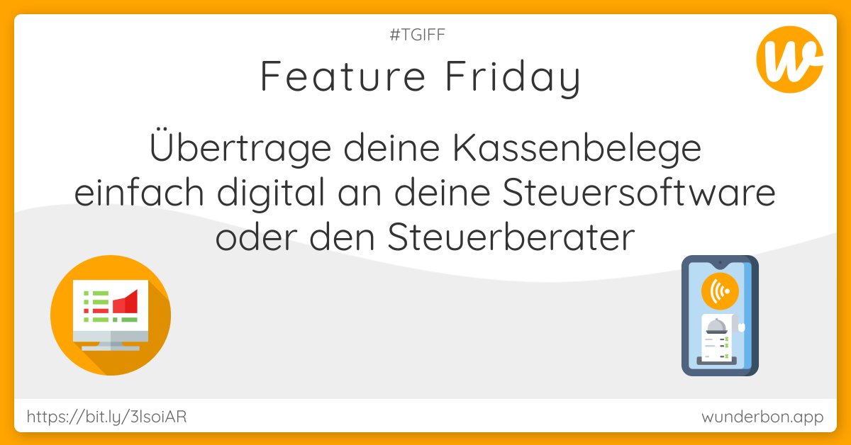 wunderbon's tweet image. Mit wunderbon erhältst du deine #Kassenbelege übersichtlich sortiert und diese können #automatisch an die #Steuersoftware oder -berater überführt werden 📊👨🏼‍💻 #Schnell, #digital und #sicher 📲 Das spart Zeit und der Geldbeutel lacht auch 💰 Mehr unter: ow.ly/NXYV50FqaN0 #ki