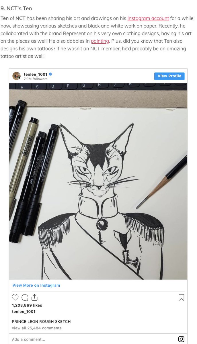 TENzenter's tweet image. 9 K-Pop Idols Who Are Also Visual Artists cosmo.ph/entertainment/… #cosmoph via @cosmo_ph 

9. NCT's Ten 🐱💜✨

#TEN #TENLEE #TENChittaphon #เตนล์ #李永钦 #텐 #NCT텐 #이영흠 #テン #WayV #NCT #SuperM
