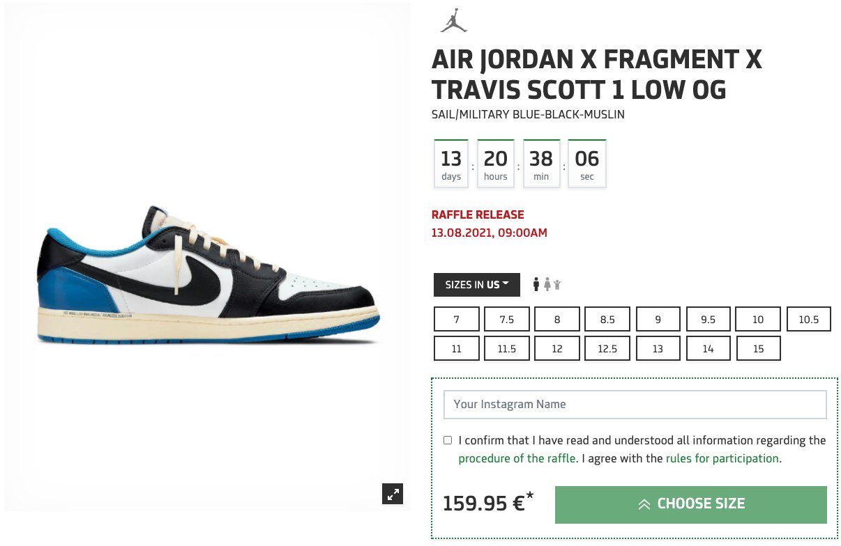 Uzivatel Solelinks Eu Canada Na Twitteru Ad Online Raffle Via Afew Travis Scott X Fragment X Jordan 1 Low Gt T Co O5lxpb0qxs No Us Shipping T Co 2wljrclmki Twitter