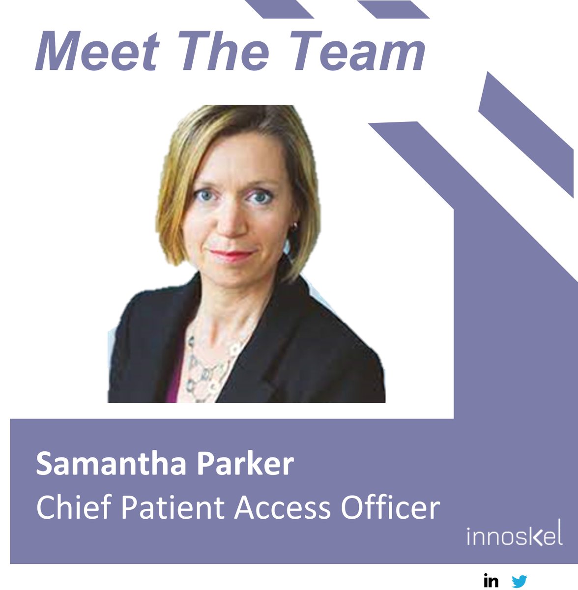 InnoSkel on Twitter "We spoke to our new Chief Patient Access Officer, Dr Samantha Parker