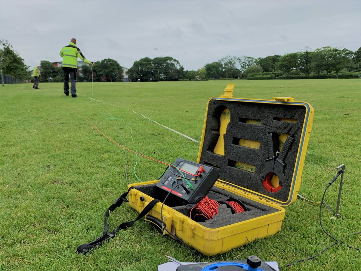 DewhurstUtility's tweet photo. Dewhurst Utility Services undertaking a Soil Resistivity Test in North West England.

Should you need any assistance in designing earthing arrangements in accordance with new DNO Standards, do not hesitate to contact Dewhurst Utility Services Ltd.

Email: dylan@dewhurstusl.com https://t.co/HDqsZ52LjG
