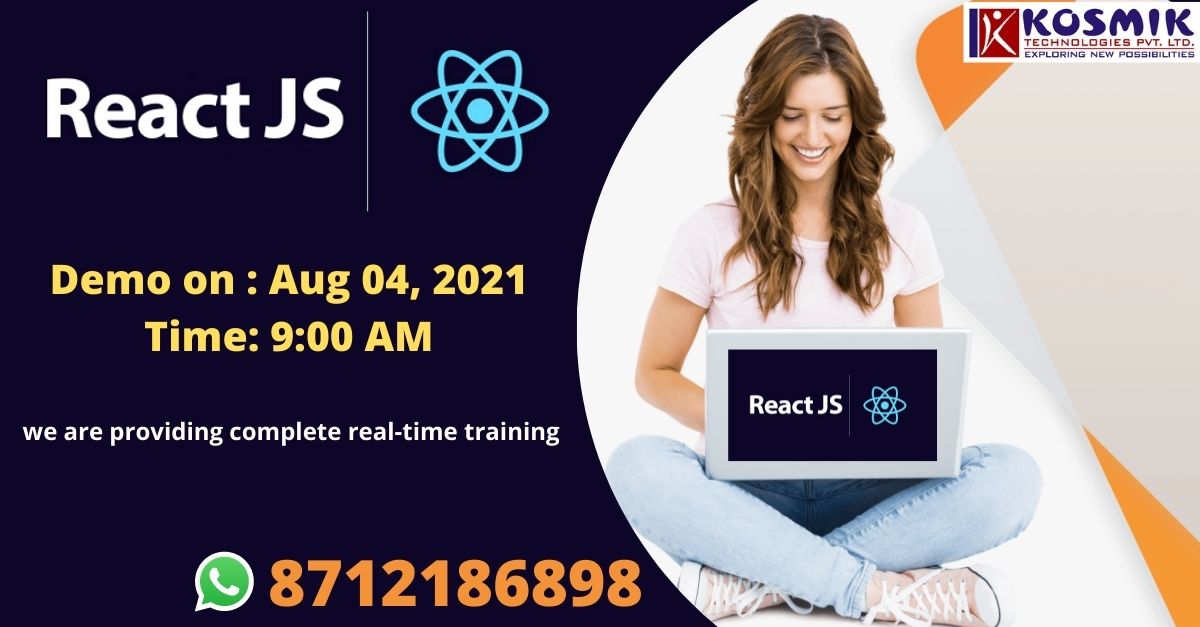 Kosmikteck's tweet image. React Js online training
bit.ly/2KKDgEO
Phone no: 8712186898
#Reactjsonlinetraining #Reactjs #reactjsdeveloper #reactjsdevelopment #Reactjstraining #reactjsonlinetrainingindia