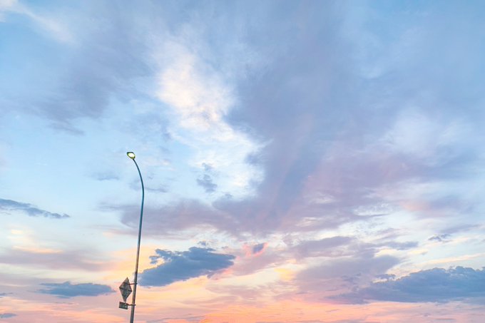 最近空が綺麗 