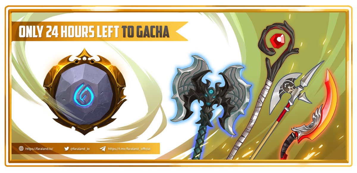 taman_fun's tweet photo. Have you prepared enough Fara token? 🚀🚀🚀

⏰ONLY 24H LEFT TO GACHA

May the luck be with you 🤑🤑🤑
——————————————————-
📱Fara token contract: 0xf4ed363144981d3a65f42e7d0dc54ff9eef559a1
💻Buy NFTs: https://faraland .io /marketplace/all

#faraland #gachamachine https://t.co/1VjspmtWwi