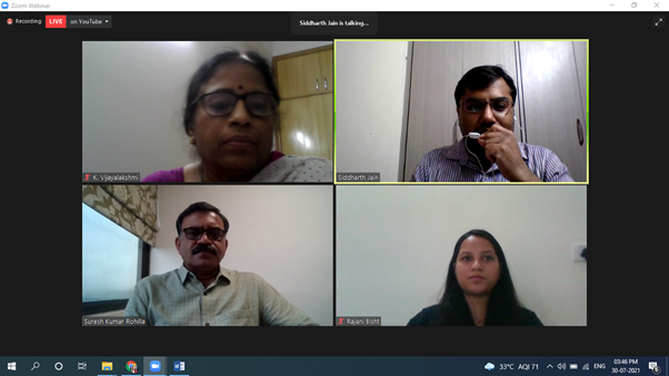 school_waterCSE's tweet photo. @skrohillacse speaking as #keySpeaker in #WebinarSeries: #WRM for #SustainableDevelopment &amp; role of #citizens organised by @WeForWater @DAperspectives under the theme #WSUDP- #NatureBasedSolutions for In-situ #WaterAugmentation. @CSEINDIA https://t.co/E48mbd2rSf