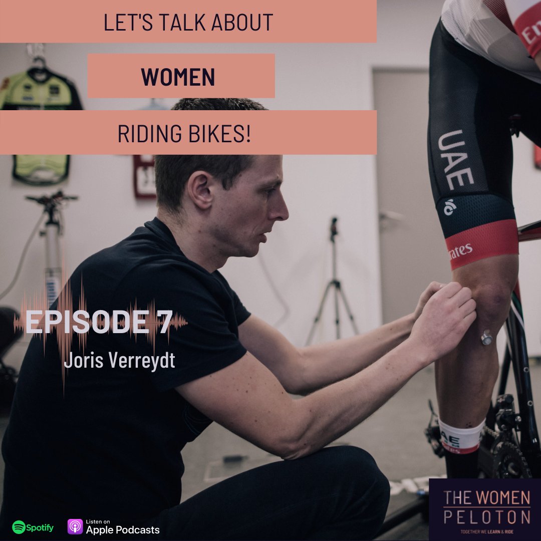 🎙️Episode 7 met bikefit expert en co-founder van The Women Peloton <a href="/JorisVerreydt/">Joris Verreydt</a>! Te beluisteren via o.a. Spotify &amp; Apple Podcast.