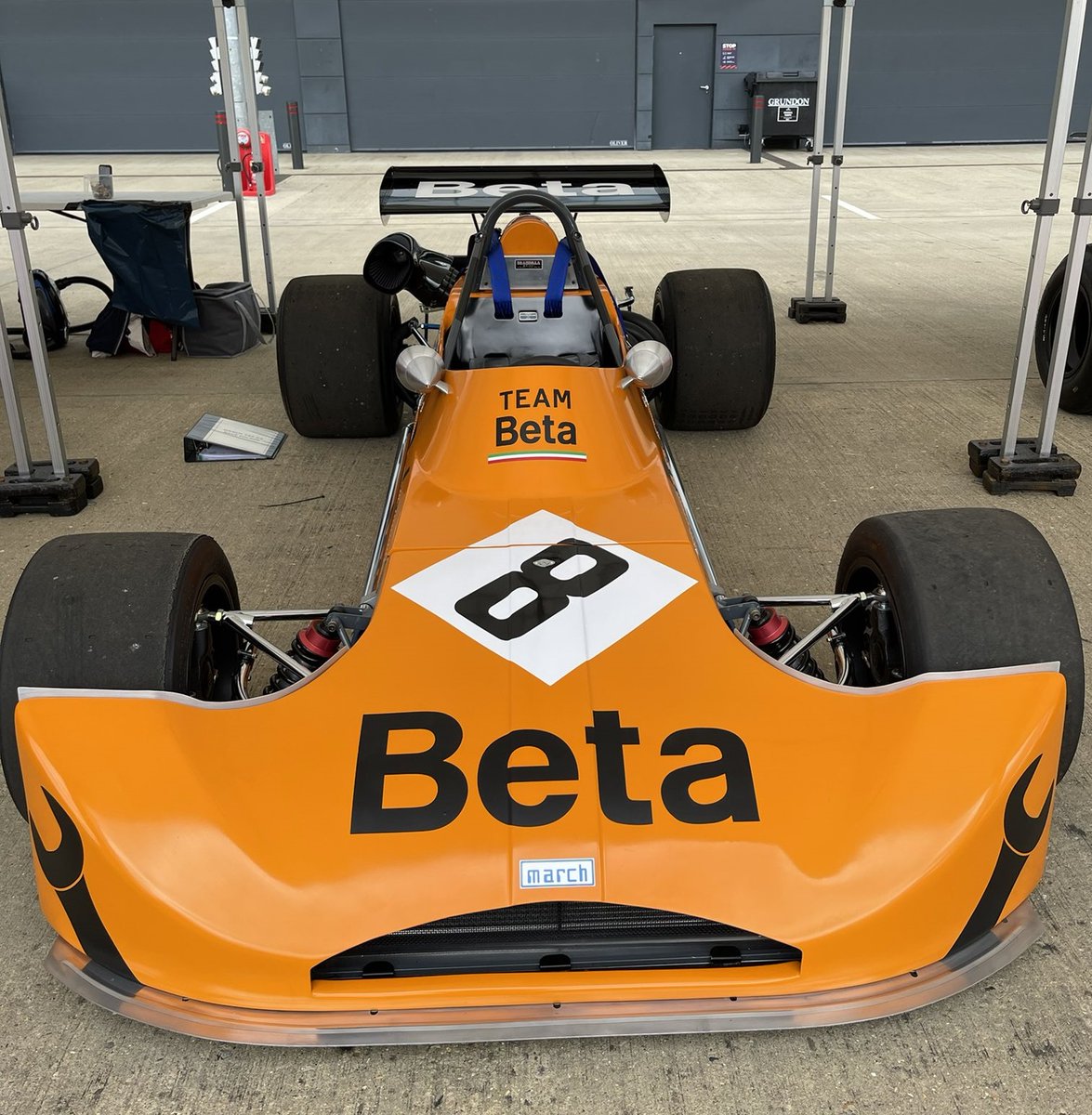 Great to see our partners <a href="/BetaToolsUK/">Beta Tools UK & Ireland</a> very well represented here <a href="/Silverclassic/">Brandon Carpenter</a>! This stunning 1973 March 732 F2 car will be running in the <a href="/HistoricSCC/">HSCC</a> Formula 2 race. Don't forget to check out our booth in the Wing Paddock if you are visiting <a href="/SilverstoneUK/">Silverstone</a>  this weekend...