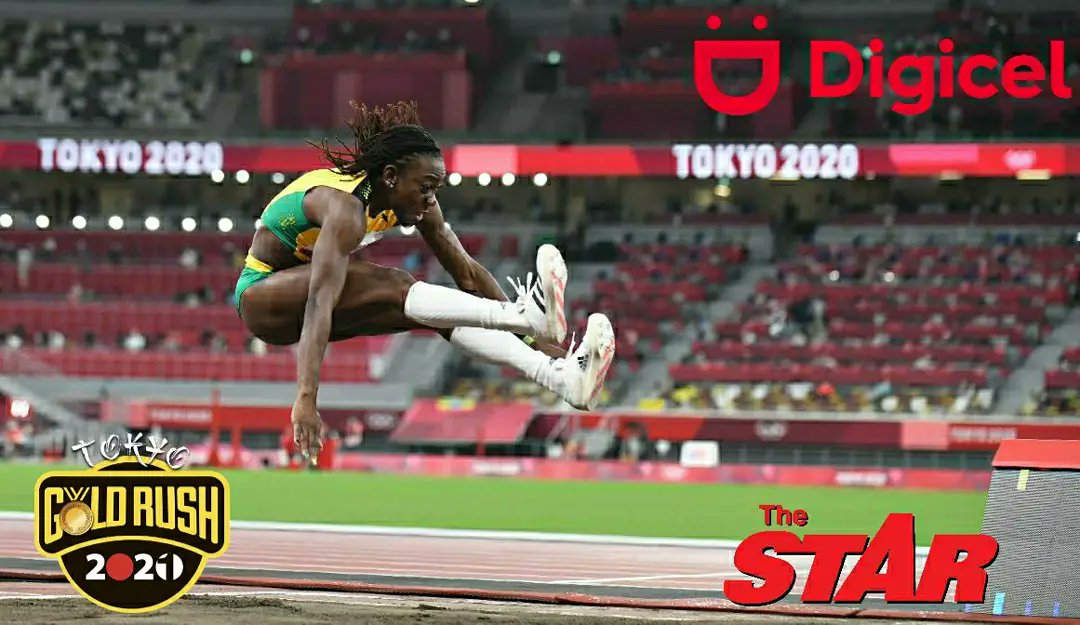 TokyoGoldRush Kimberly Williams competing in the Women’s Triple Jump. StarSports TokyoOlympics