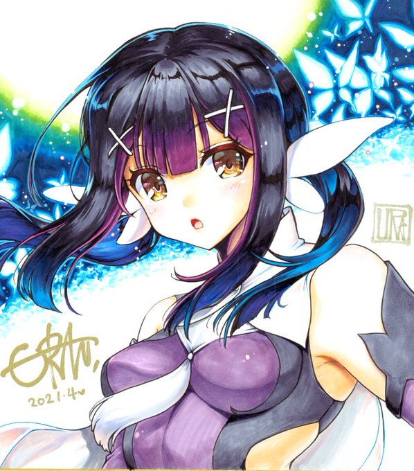 今日の色紙318日目
FGOでの美遊です

#描いた色紙なるべく毎日アップする
#コピック #アナログ絵 #FGO #美遊 