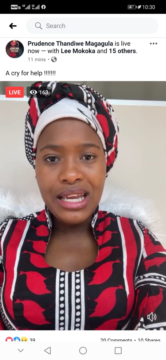 SaneleM___'s tweet photo. #HandsOffBabaNgwe
What's happening to her is really sad. I hope she gets help https://t.co/fO2Tz9jLLS