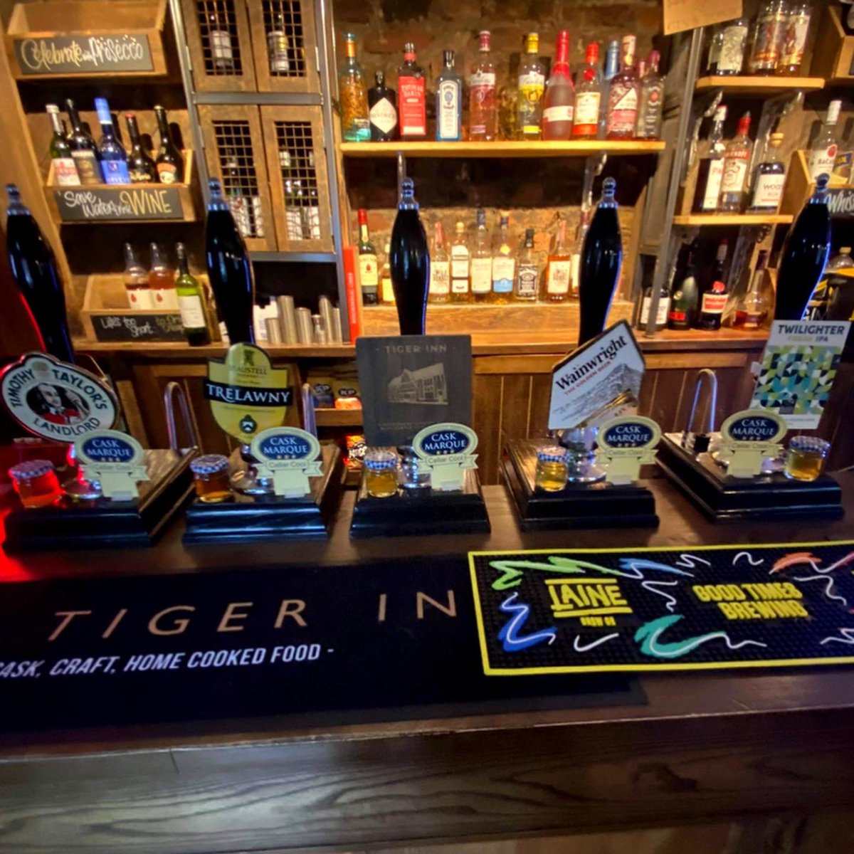 TigerInnBev's tweet image. Back up to 5 real ales!!! Alongside our house regulars of Landlord, Tigers and Wainwright’s are our guests this weekend… St Austells Trelawny and Black Sheep’s Twighlighter 🍻🍻 @TimothyTaylors @LaineBrewCo @punchpubs @BlackSheepBeer @HullCAMRA @StAustellBrew @LaineBrewCo