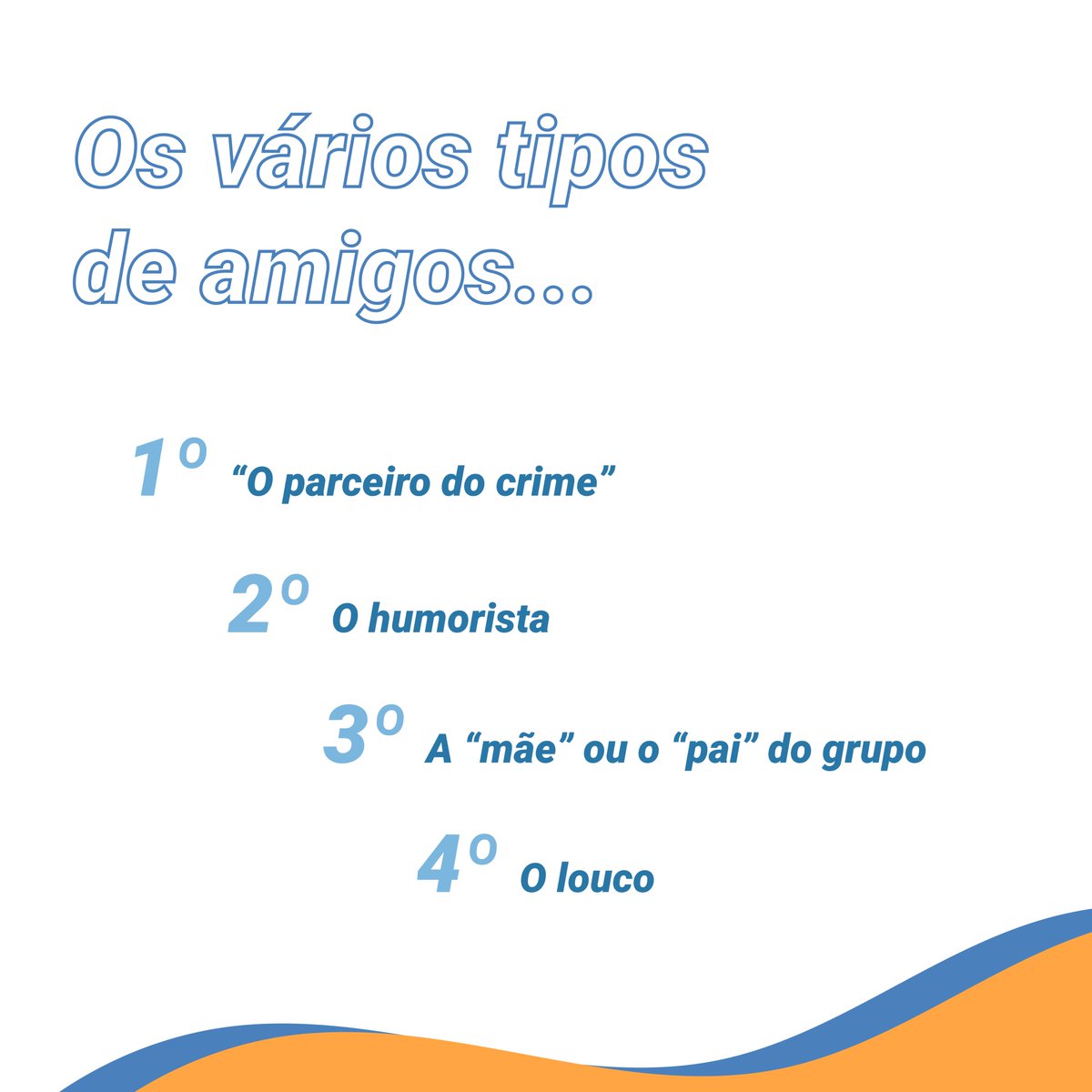 dica_is's tweet photo. 30 de julho, dia internacional do amigo 💙
Todos têm, mas nenhum como os teus, certo? 😅
Podem até ser poucos, mas bons! ☺️
Mas todos eles diferentes... 🤩
Como são os teus? 
Deixamos-te algumas sugestões (queremos saber) 😁

 #amigo #amigos #amigos❤️ #friend #friends https://t.co/XoroqoQC0D