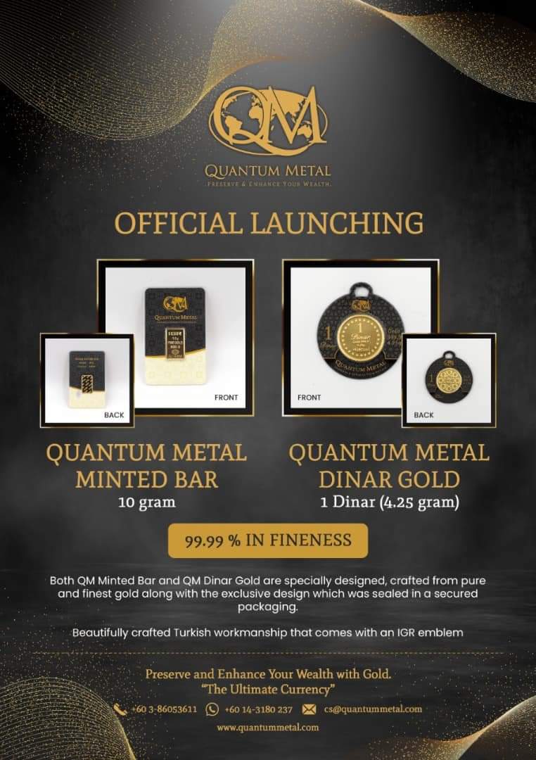 Quantum metal gold