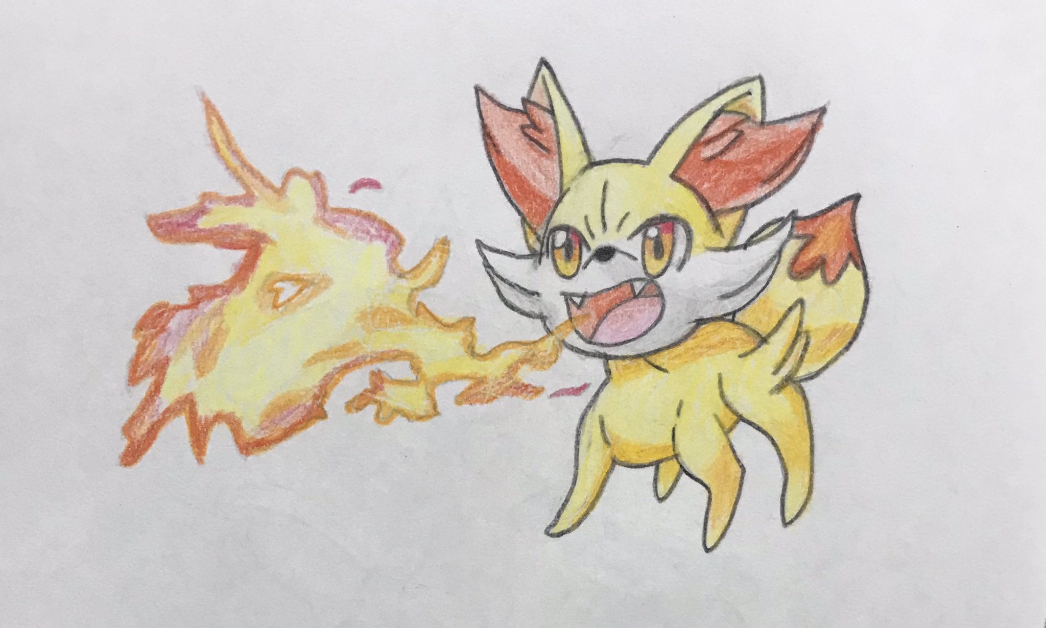 Newsとポケモンファン フォッコです ほのおタイプ きつね もう最高の組み合わせ ཀ ｸﾞｻｯ しかも黄色ね ヒカのイラスト ポケモン フォッコ ポケモン絵描きさんと繋がりたい ポケモン好きな人と繋がりたい T Co Urstiojtem Twitter
