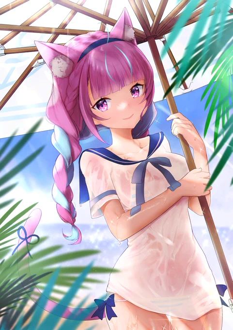 #今月描いた絵を晒そう 全然描いてない…って思ったけどなんとか4枚描いてたし、なんなら突然万バズしてビビったラミィちゃん今月の出来事だったんだなってびっくりした。たわわ 
