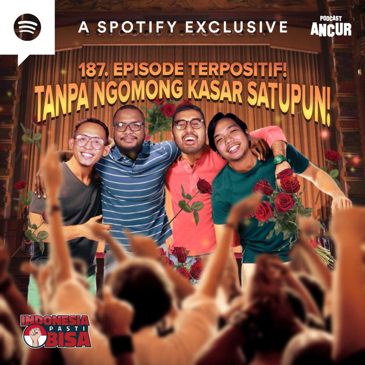 Episode paling positif, banyak info tapi tetep lawak🤣
Karena kita semua yakin kita pasti bisa #indonesiapastibisa