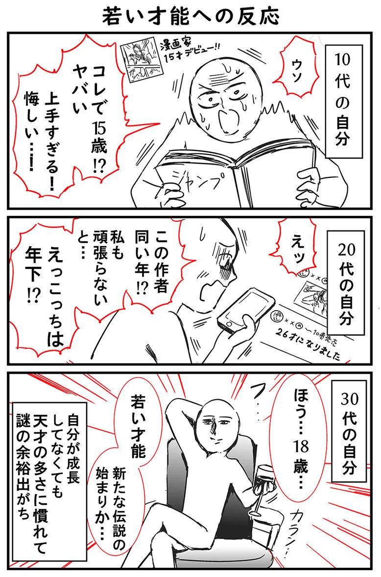10代・20代・30代で違う？若い才能への反応の違いwww